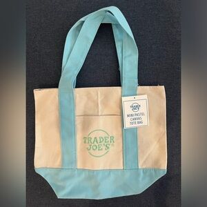 Trader Joe’s Pastel Canvas Bag